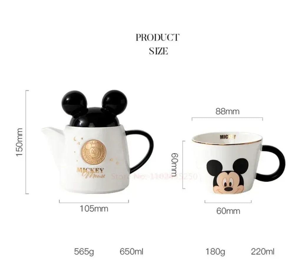 Disney magnifico set da tè in ceramica di Topolino.