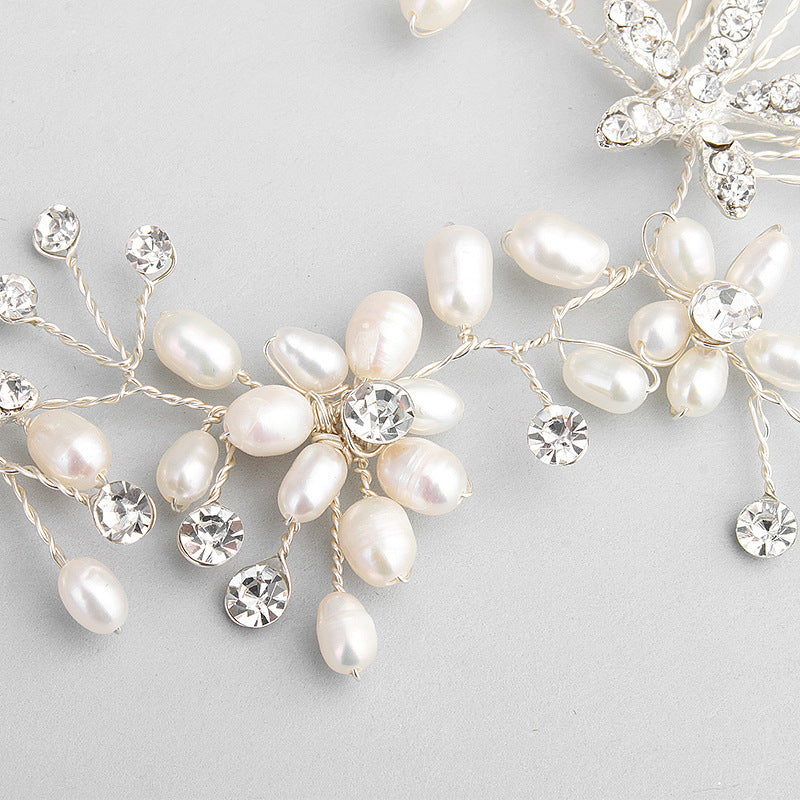 Set collana con orecchini di perle