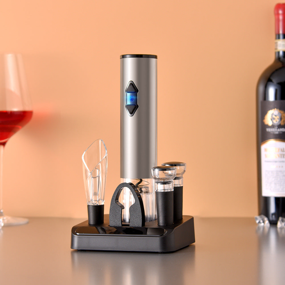 Cavatappi elettrico a batteria per vino con accessori