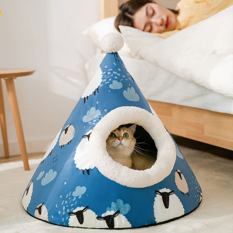 Lettiera per gatti Triangle Yurt House